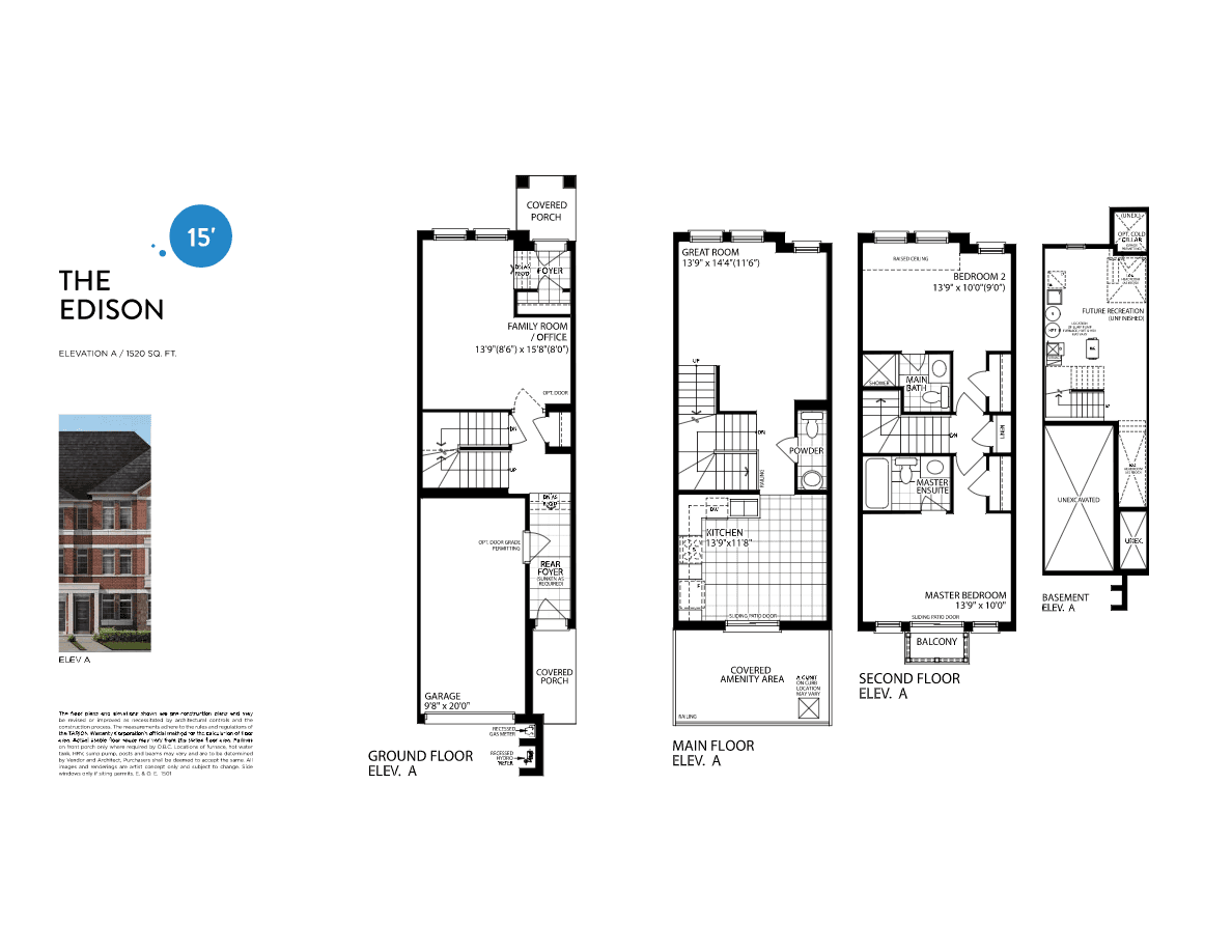 The Edison floor plan