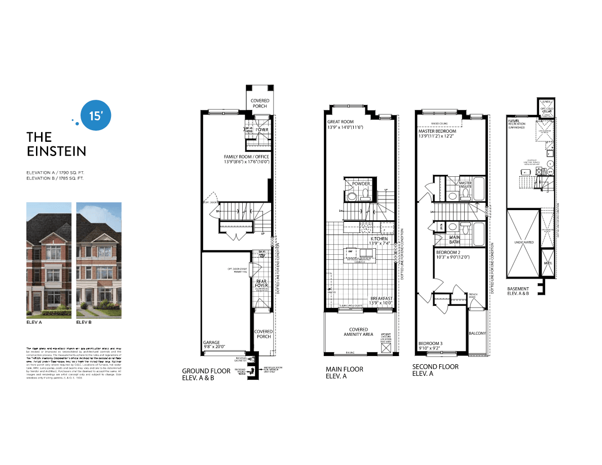 The Einstein floor plan