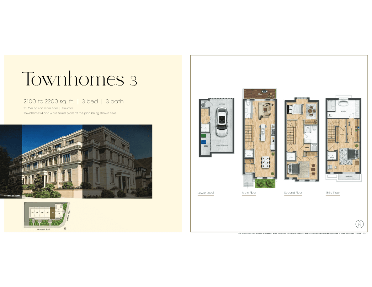 Townhome 3 floor plan