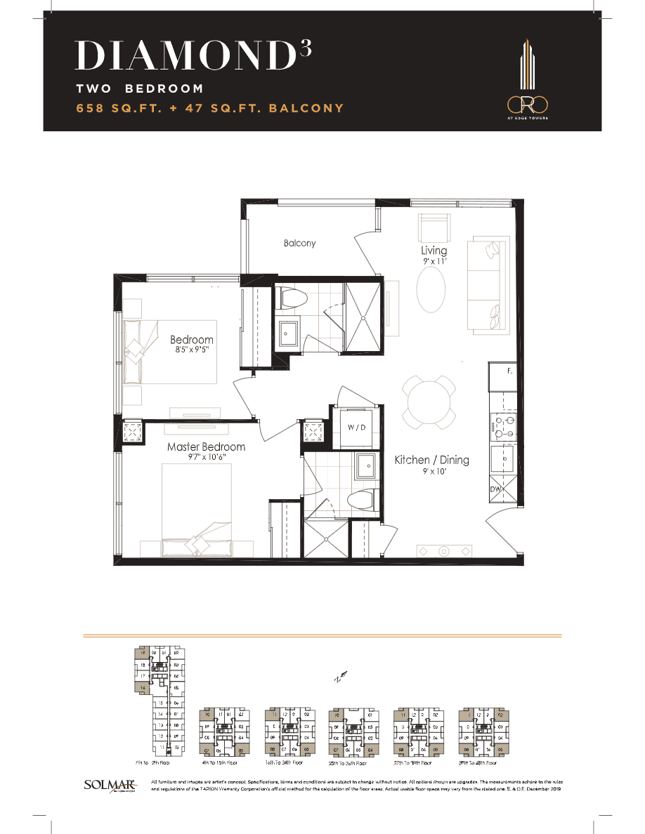 Diamond floor plan